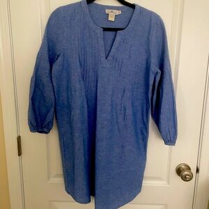 Vineyard Vines Linen Pintuck Shift Dress